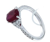 Anello Babila Milano Donna in Oro bianco Rubino 2.31 Ct 263688 - 263688